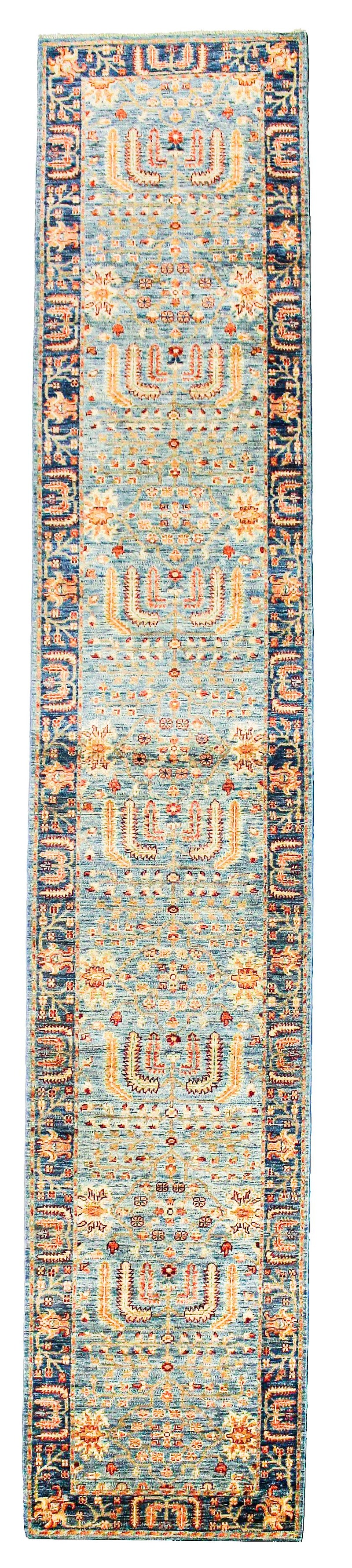 3x15 Blue and Navy Anatolian Traditional Runner
