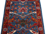 3x12 Red and Blue Anatolian Traditional Runner