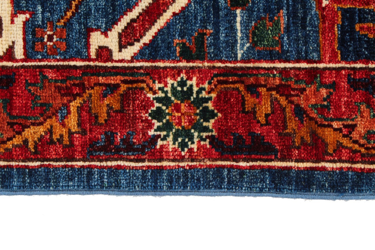 3x12 Red and Blue Anatolian Traditional Runner