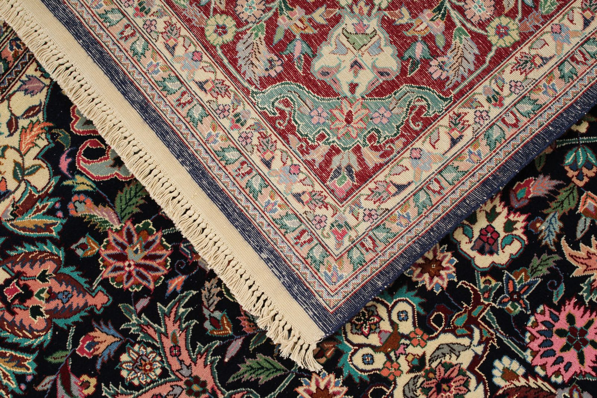 6x9 Navy and Red Persian Rug