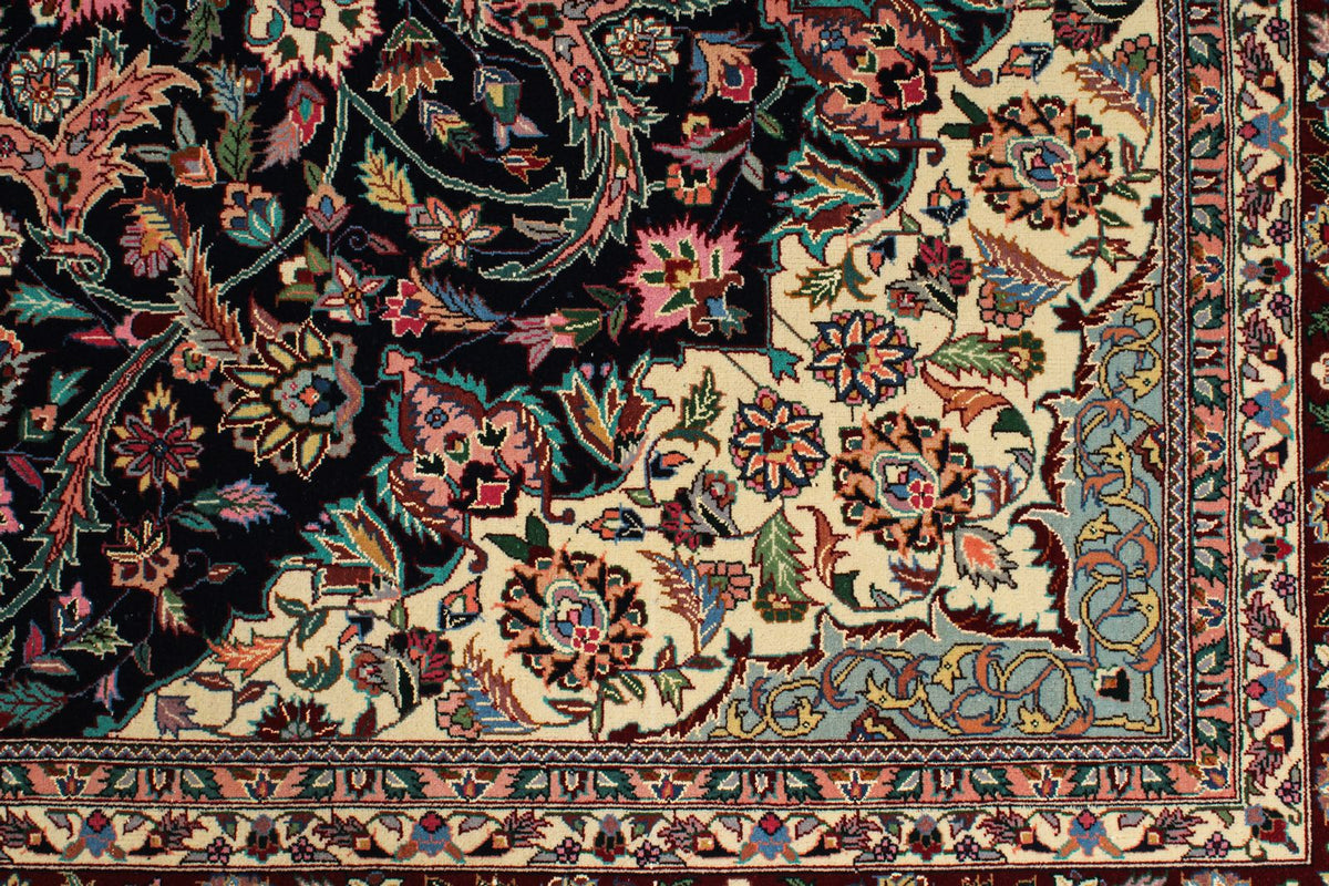 6x9 Navy and Red Persian Rug