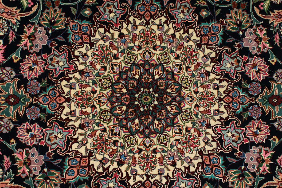 6x9 Navy and Red Persian Rug