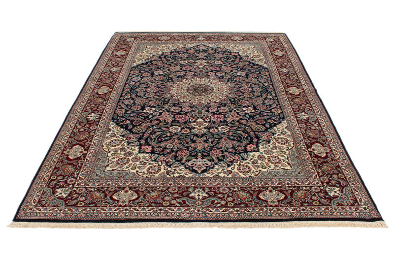 6x9 Navy and Red Persian Rug