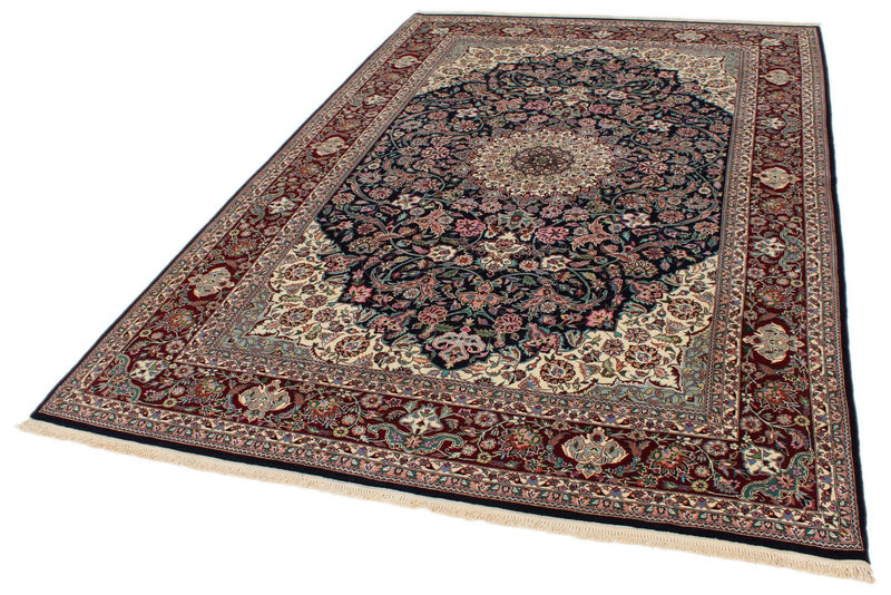 6x9 Navy and Red Persian Rug