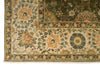 8x10 Ivory and Green Persian Rug