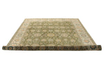 8x10 Ivory and Green Persian Rug