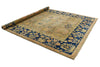 8x10 Navy and beige Persian Traditional Rug