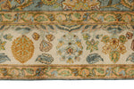 6x9 Green and Ivory Persian Rug