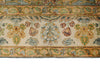 6x9 Green and Ivory Persian Rug