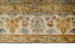 6x9 Green and Ivory Persian Rug