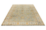 6x9 Green and Ivory Persian Rug