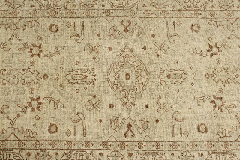 3x20 Ivory and Ivory Persian Runner