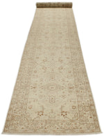 3x20 Ivory and Ivory Persian Runner
