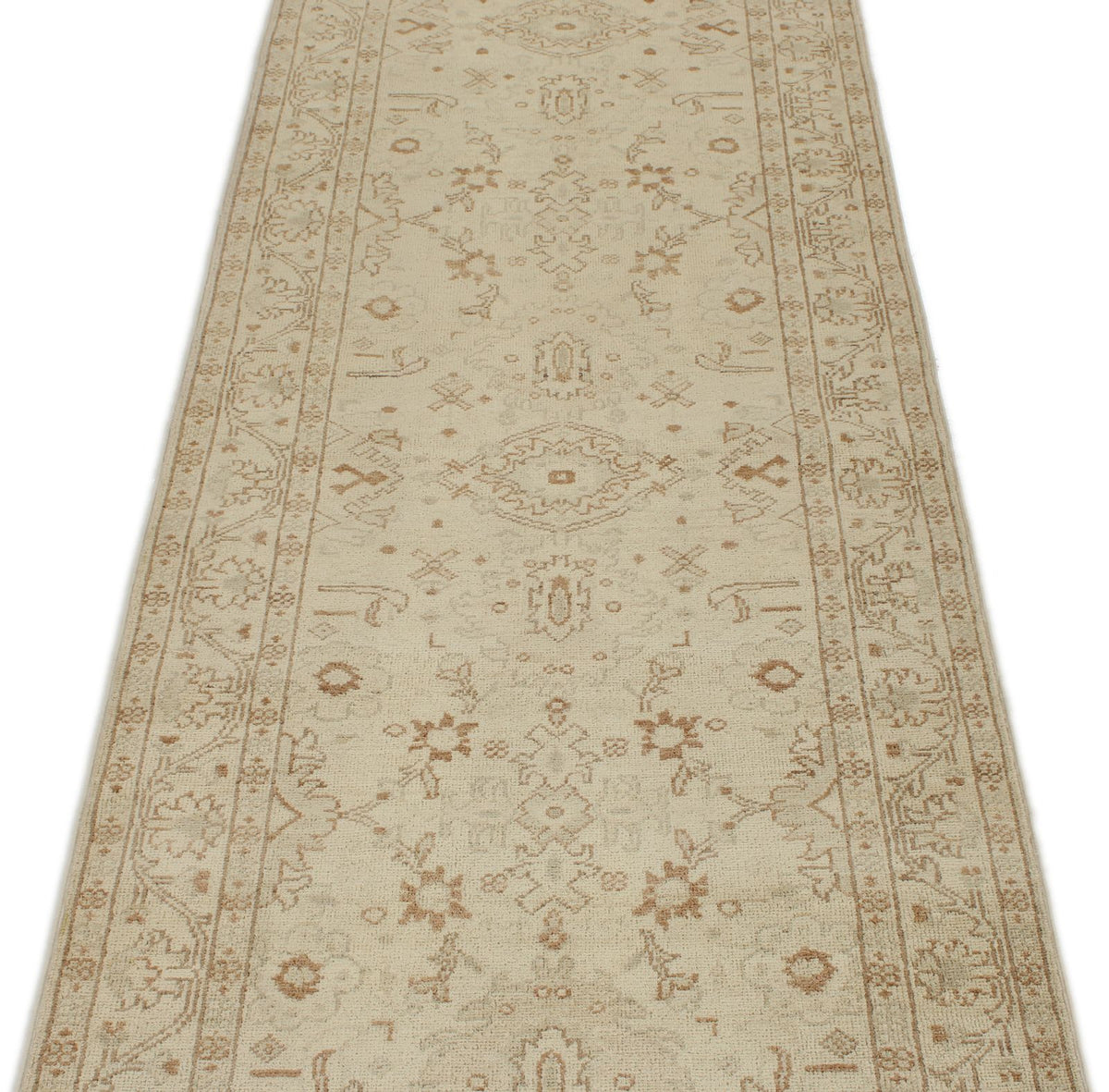 3x20 Ivory and Ivory Persian Runner