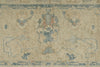 6x10 Gray and Ivory Turkish Oushak Rug