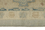 6x10 Gray and Ivory Turkish Oushak Rug