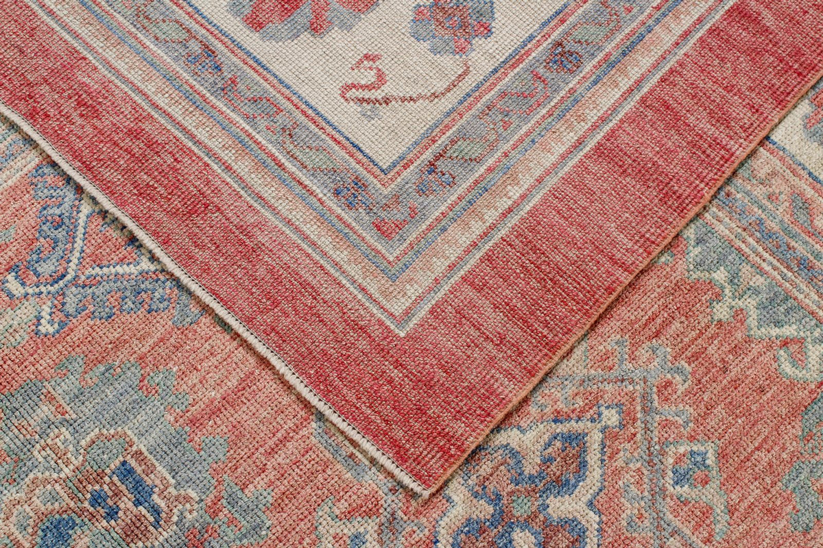 9x12 Rust and Ivory Turkish Oushak Rug
