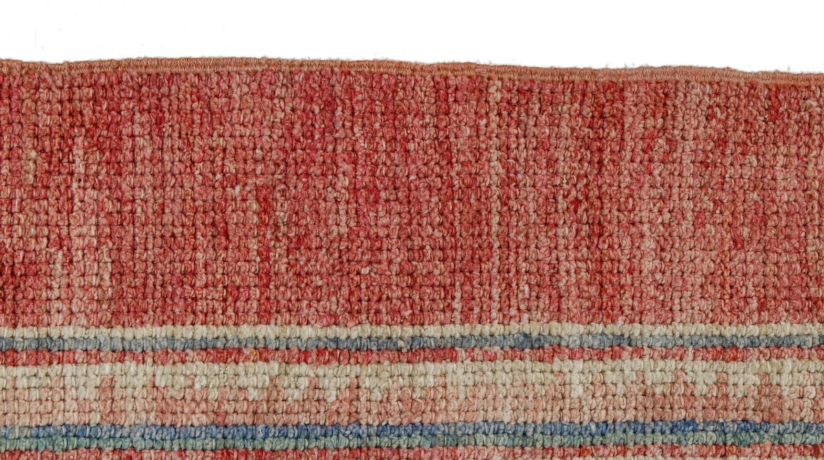 9x12 Rust and Ivory Turkish Oushak Rug