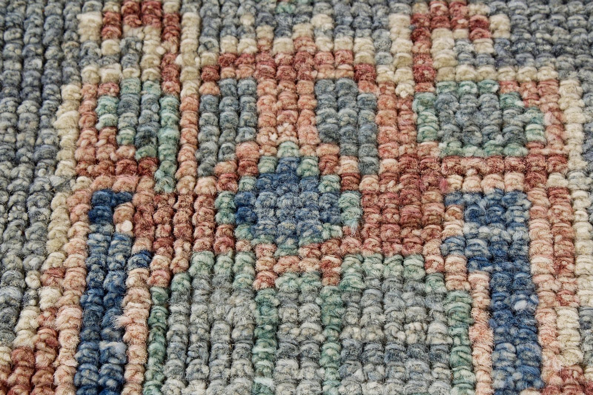 9x12 Rust and Ivory Turkish Oushak Rug