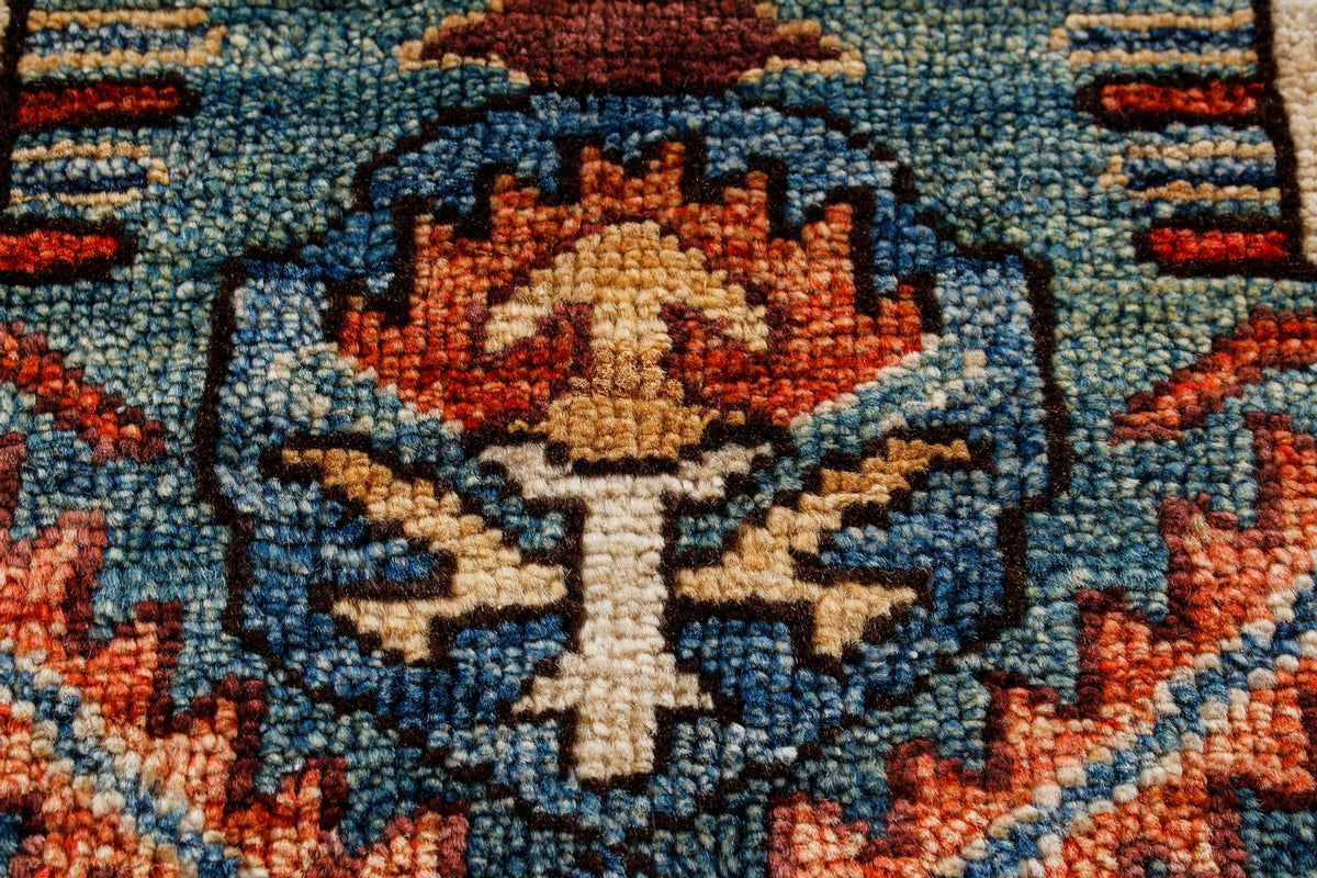 9x12 Blue and Navy Anatolian Traditional Rug