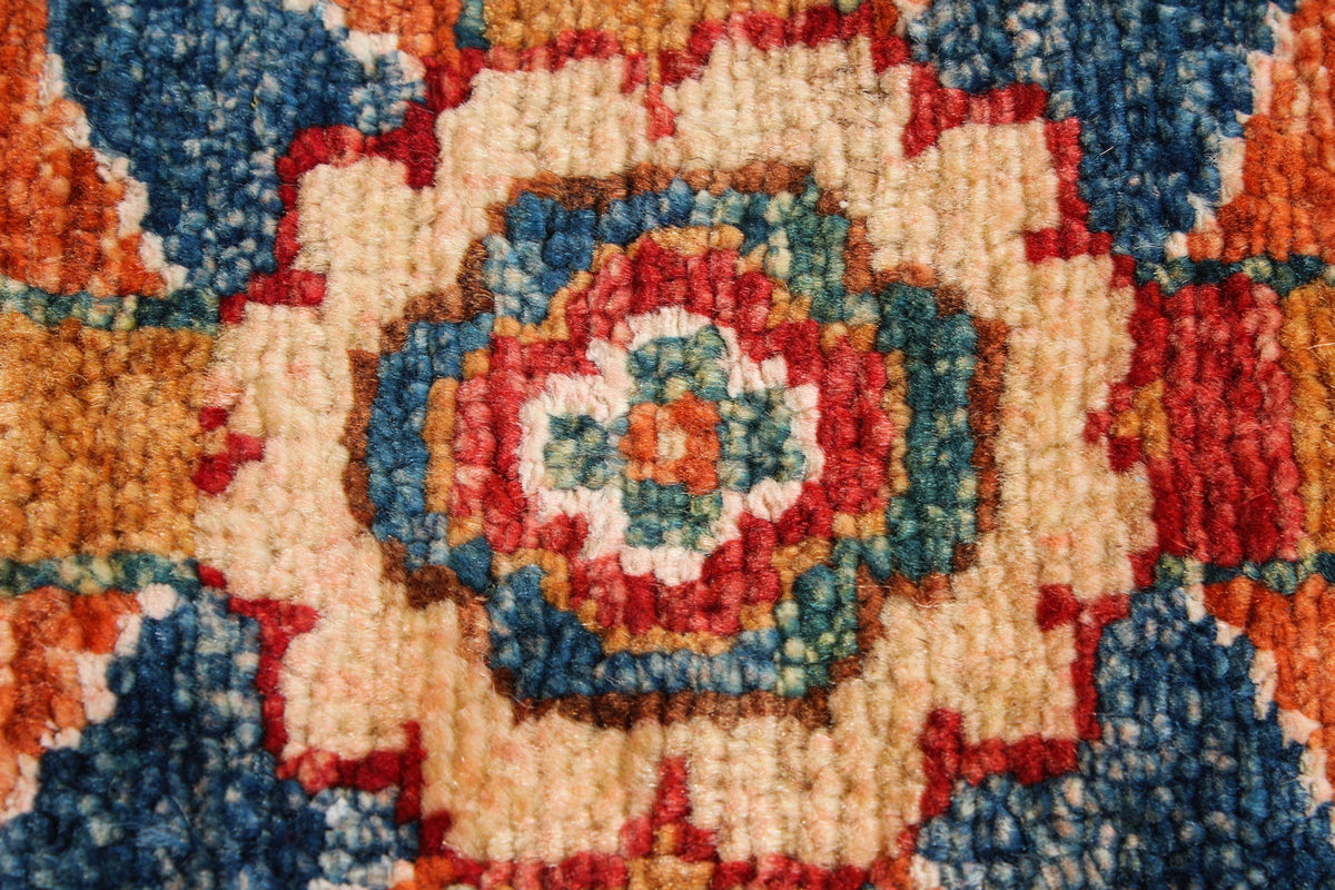 6x10 Blue and Multicolor Anatolian Traditional Rug