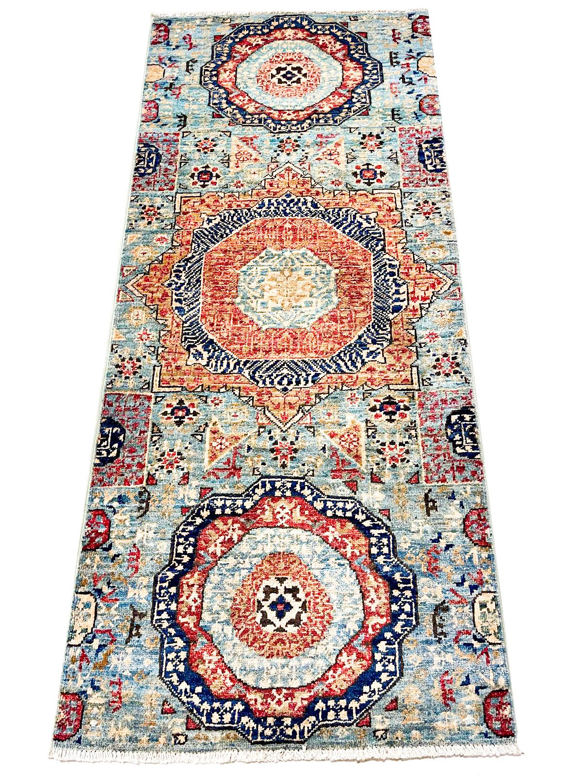 2x5 Multıcolor Turkish Tribal Runner