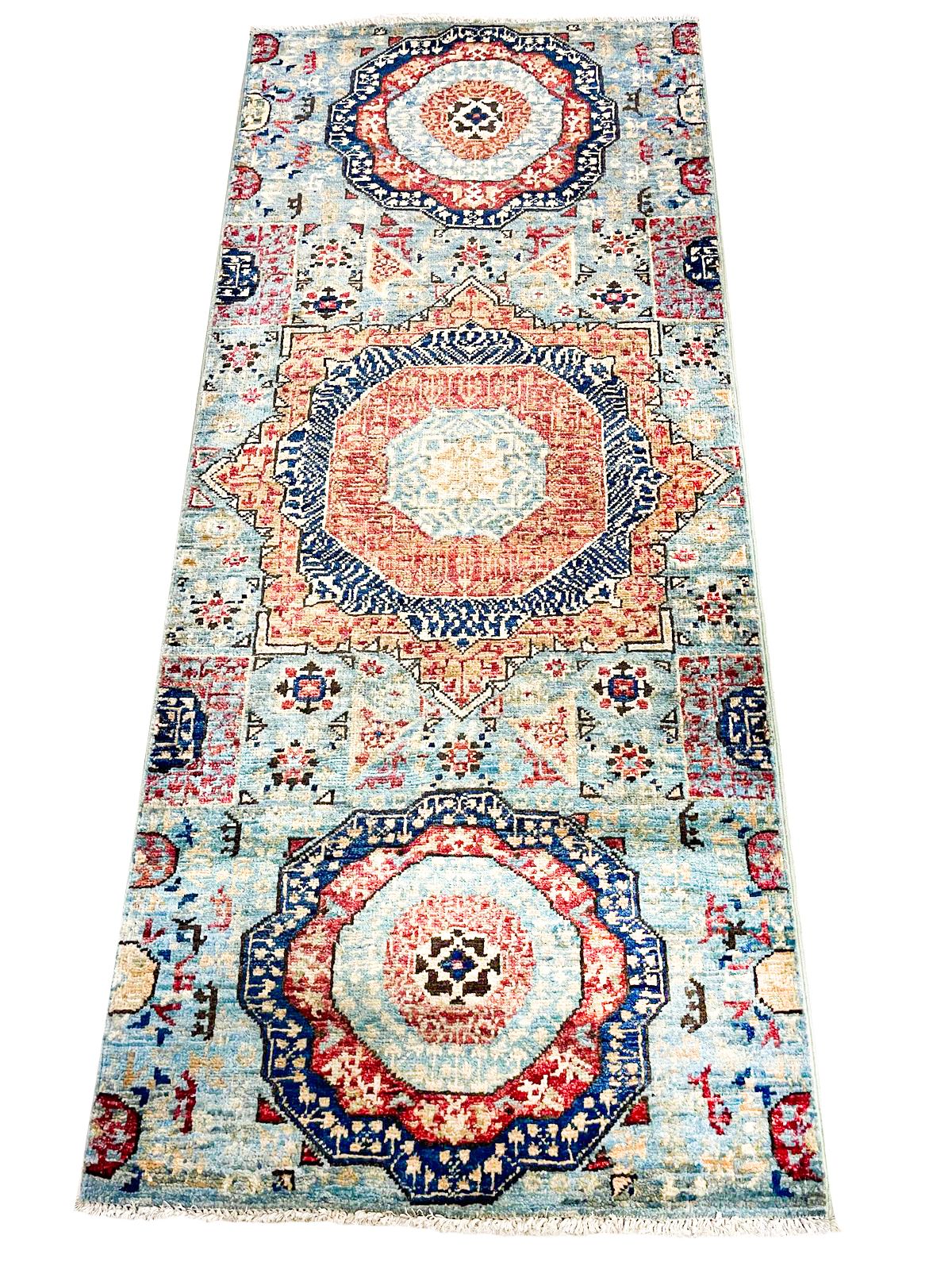 2x5 Multıcolor Turkish Tribal Runner