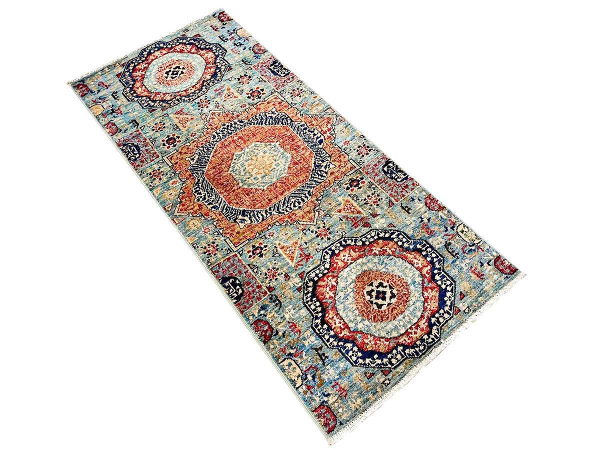 2x5 Multıcolor Turkish Tribal Runner