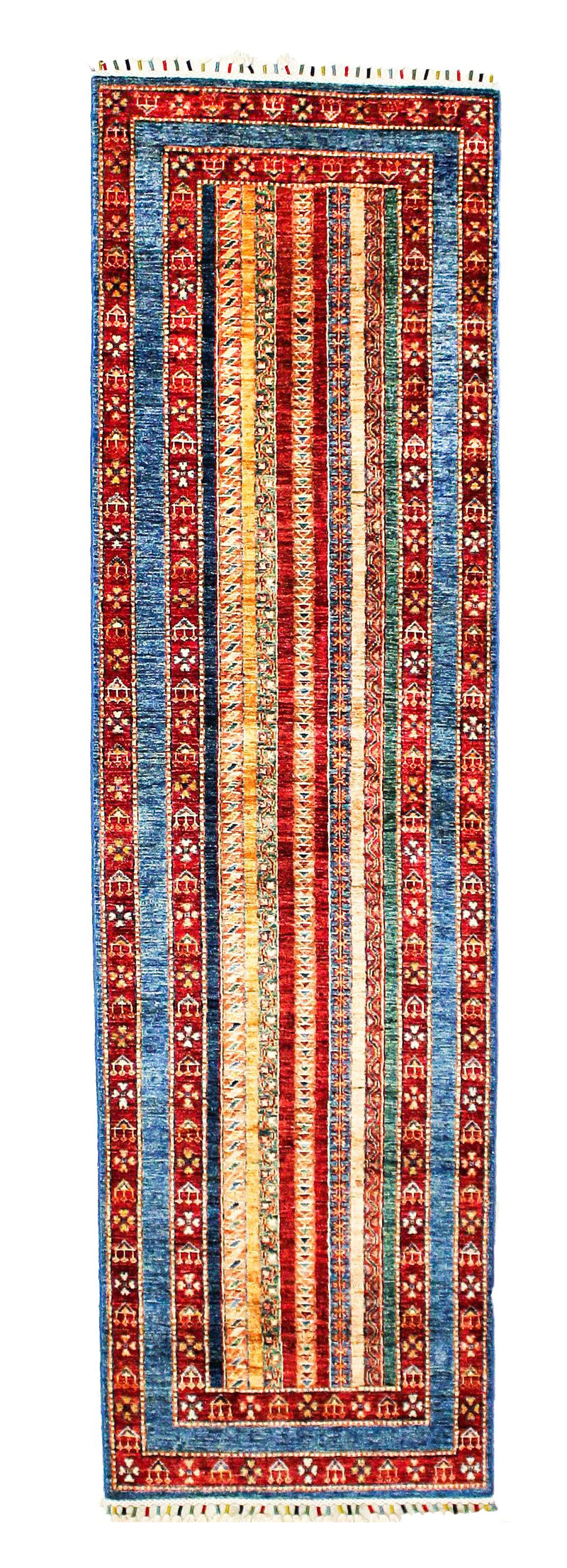 3x10 Multıcolor Turkish Tribal Runner