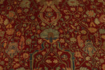 9x12 Red and Blue Turkish Traditional Rug