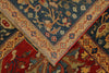 10x12 Red and Blue Turkish Traditional Rug