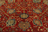 10x12 Red and Blue Turkish Traditional Rug