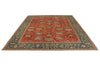 10x12 Red and Blue Turkish Traditional Rug