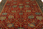 10x12 Red and Blue Turkish Traditional Rug