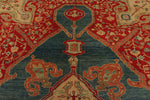 10x12 Red and Blue Turkish Traditional Rug