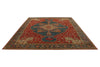 10x12 Red and Blue Turkish Traditional Rug