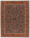 10x12 Blue and Red Turkish Traditional Rug