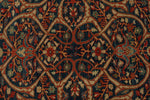 10x12 Blue and Red Turkish Traditional Rug