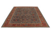 10x12 Blue and Red Turkish Traditional Rug