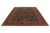 10x12 Blue and Red Turkish Traditional Rug