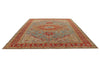 10x12 Blue and Red Turkish Traditional Rug