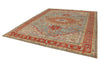 10x12 Blue and Red Turkish Traditional Rug