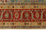 10x12 Blue and Red Turkish Traditional Rug