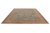 10x12 Blue and Camel Turkish Traditional Rug