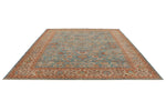 10x12 Blue and Camel Turkish Traditional Rug