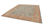 10x12 Blue and Camel Turkish Traditional Rug