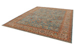 10x12 Blue and Camel Turkish Traditional Rug