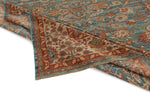 10x12 Blue and Camel Turkish Traditional Rug