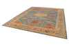 9x12 Blue and Camel Turkish Traditional Rug