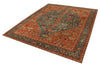 11x13 Rust and Navy Turkish Traditional Rug